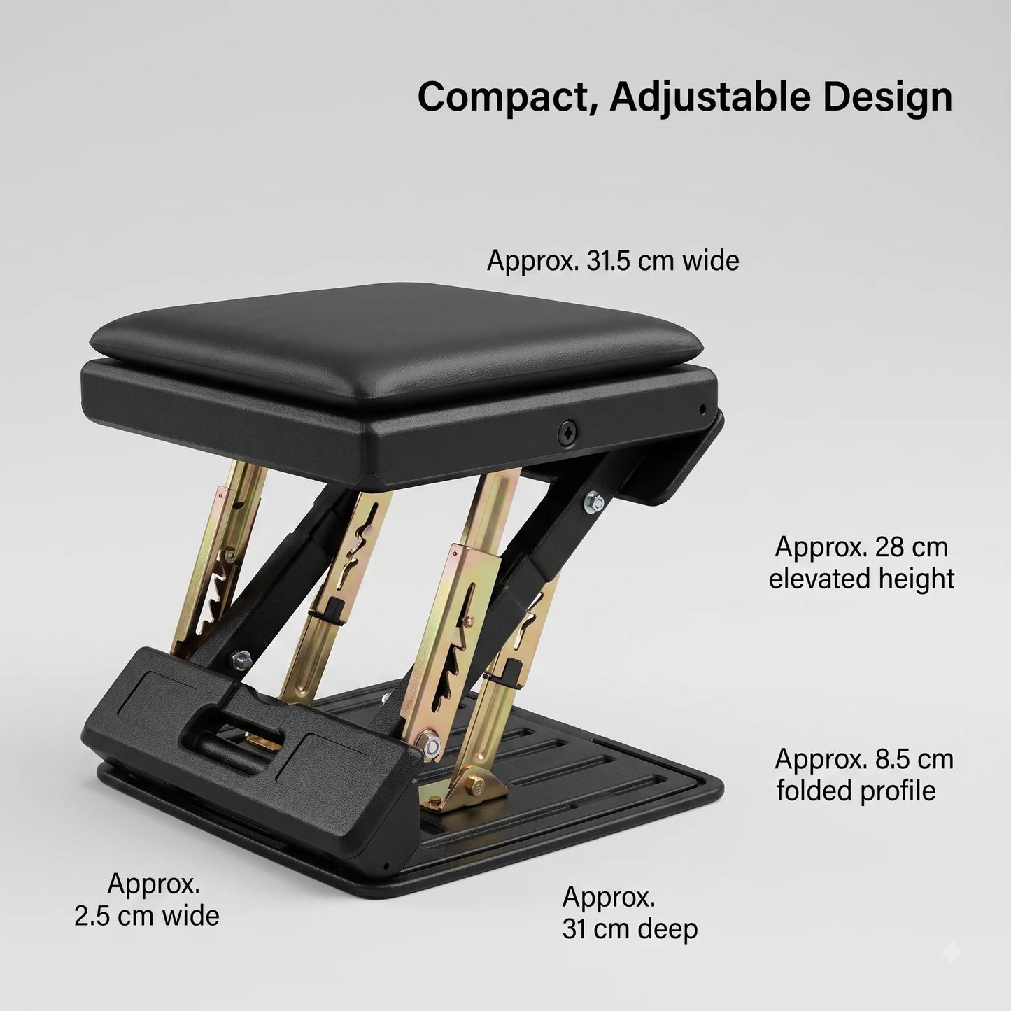 Footrest Adjustable Multi-Position Cushioned