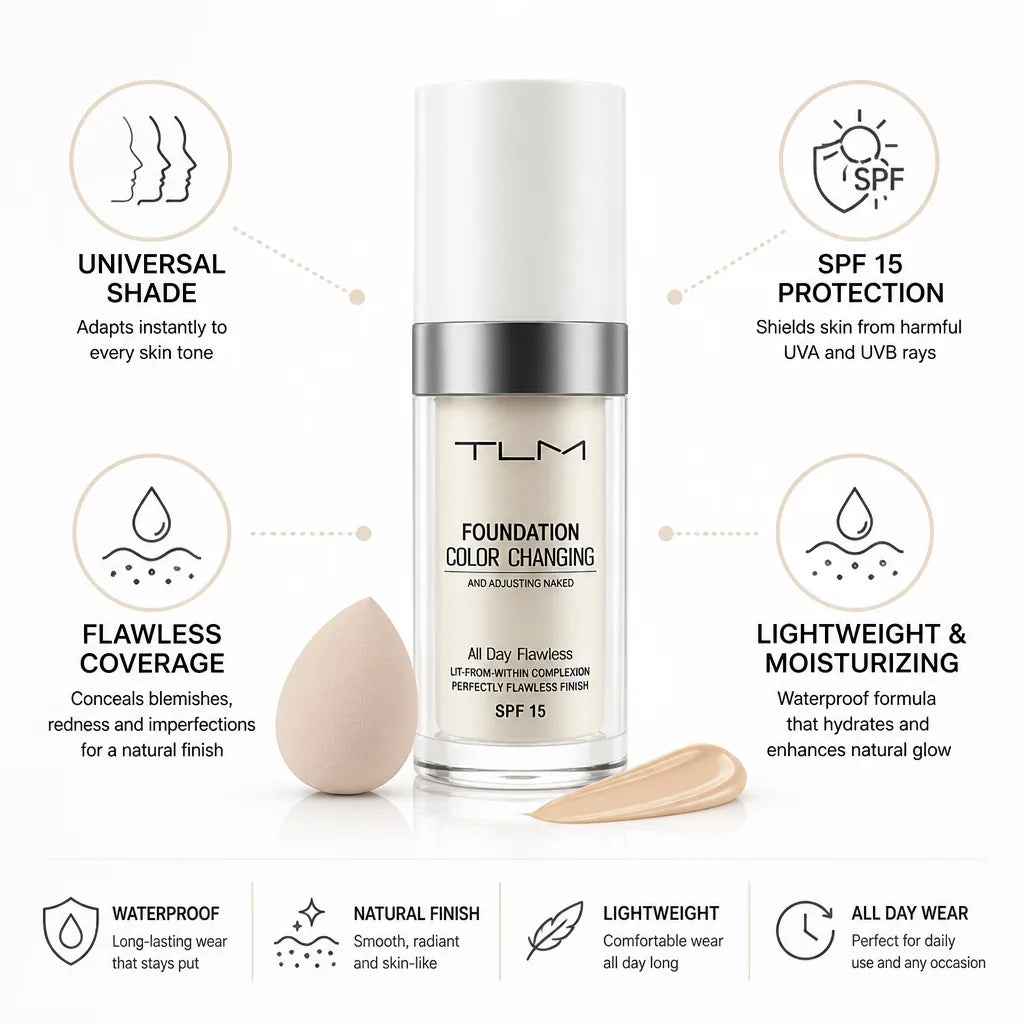 Foundation Universal Shade Flawless Coverage SPF