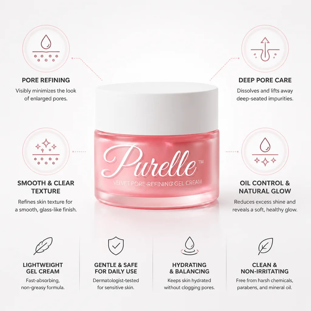 Gel Cream Pore-Refining Lightweight Non-Greasy