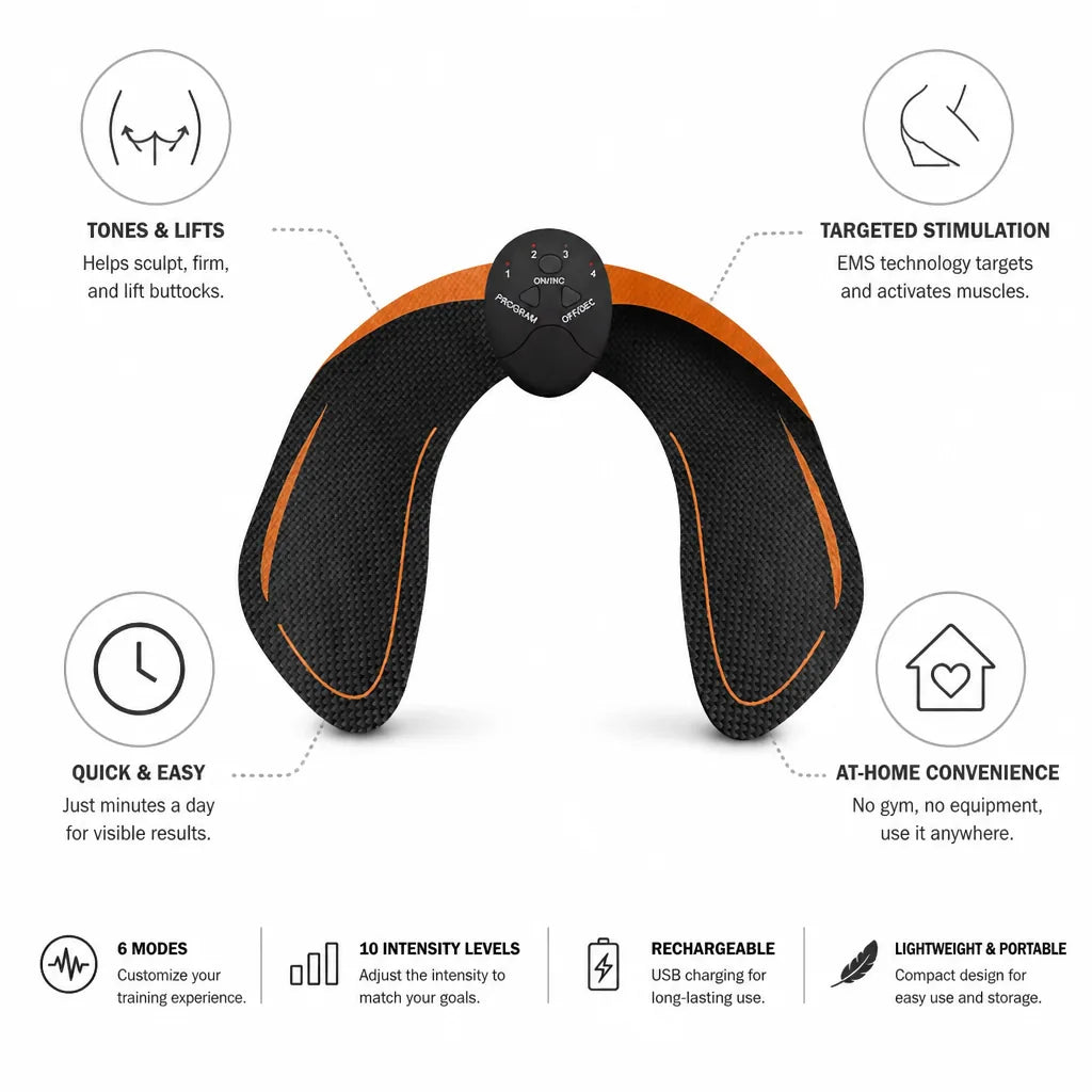 Glute Stimulator EMS At-Home Toning