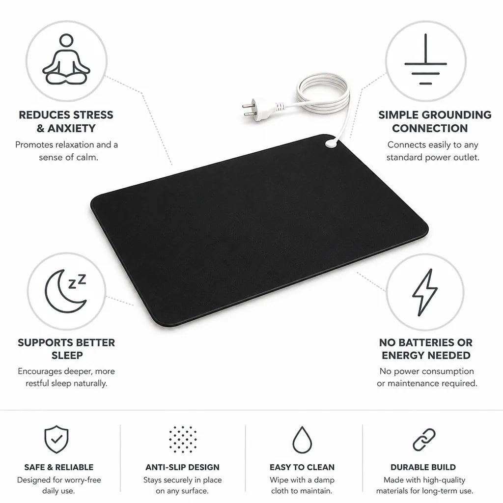 Grounding Mat Plug-In Anti-Slip Stress Relief