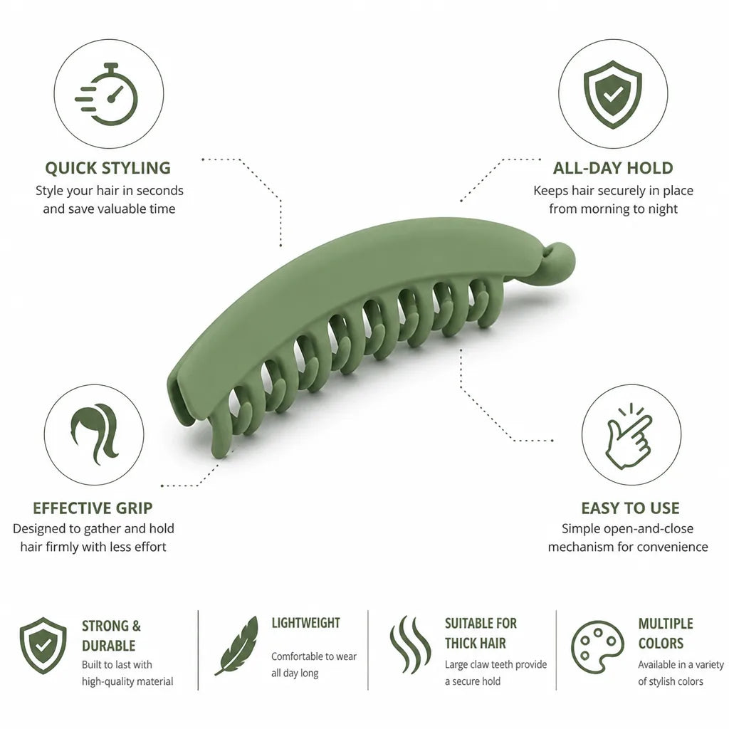 Hair Clip Quick Styling All-Day Hold