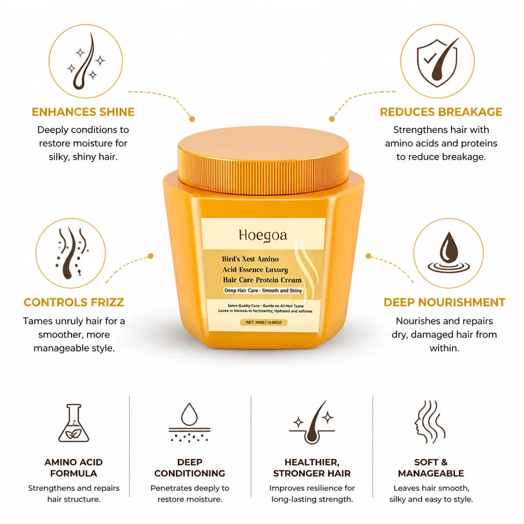 Hair Cream Deep Conditioning Amino Acid & Frizz Control