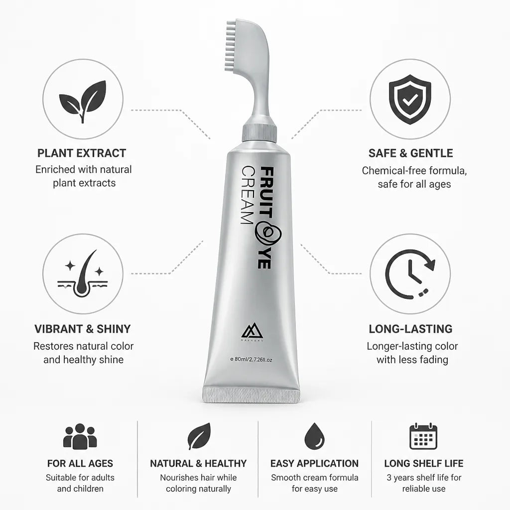 Hair Dye Plant Extract & Chemical-Free 80 ml
