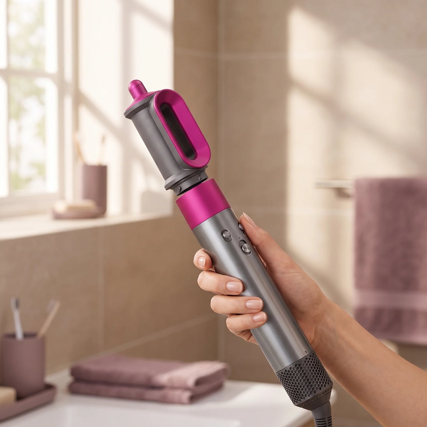 Hair Styler 5 Attachments Ionic Frizz Control