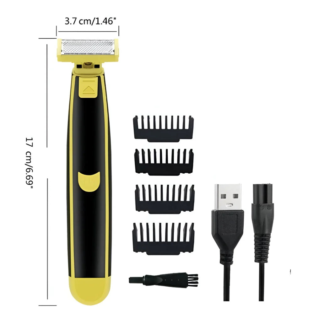 Hair Trimmer Cordless USB-C Rechargeable 4 Guide Combs