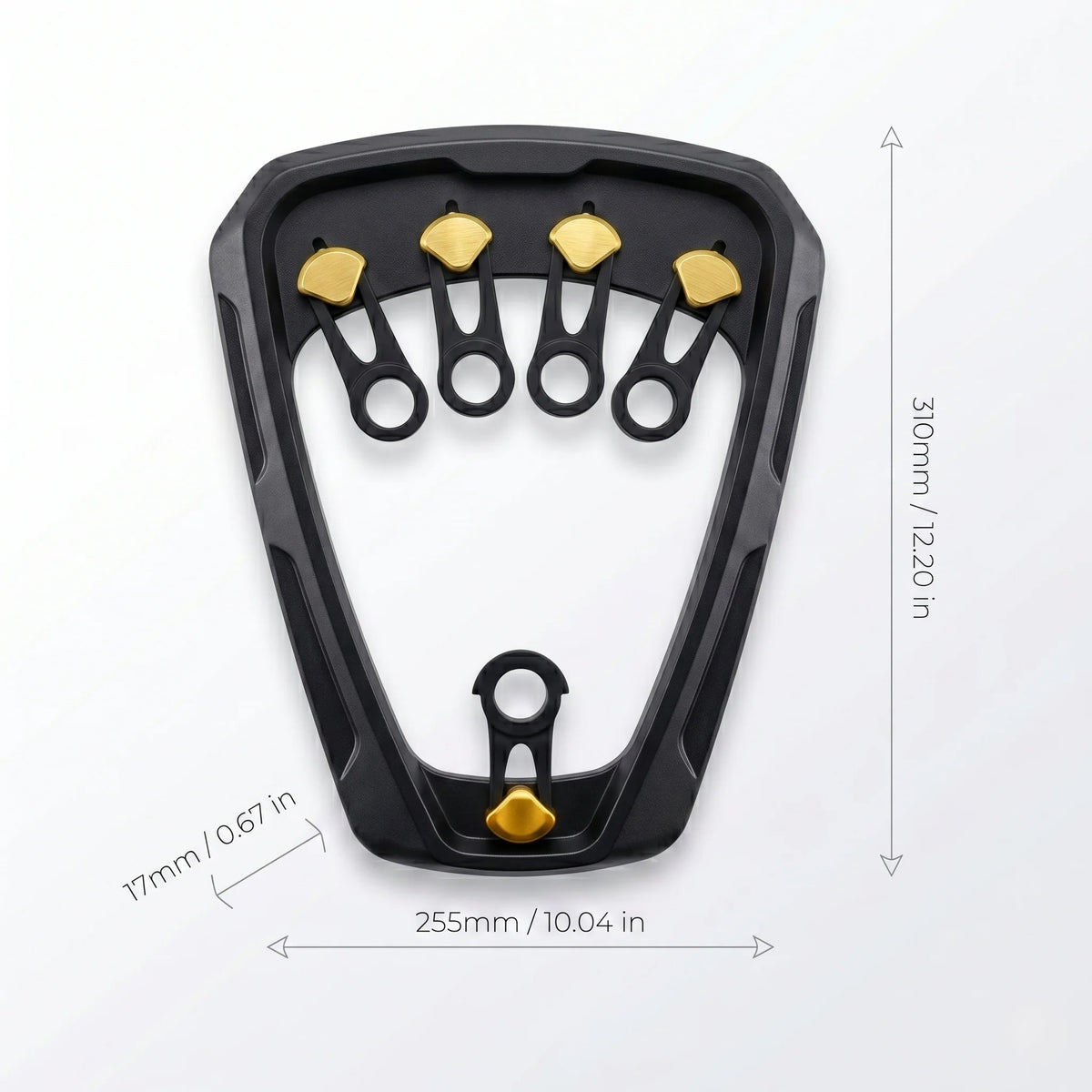 Hand & Finger Trainer Adjustable Resistance Ergonomic Grip
