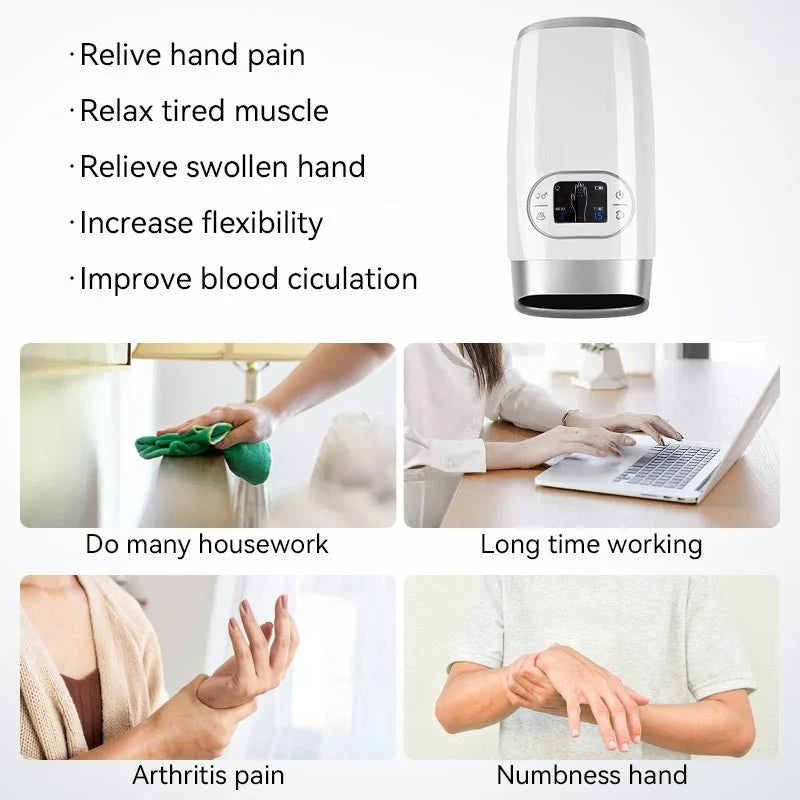 Hand Massager Air Compression Cordless USB Rechargeable