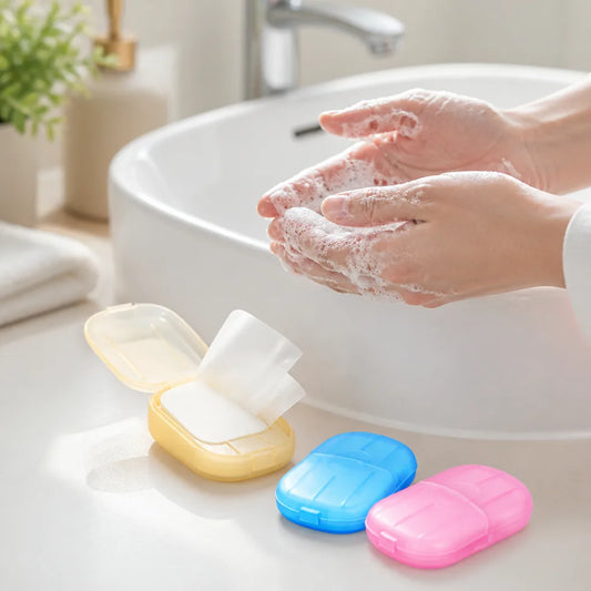 Hand Soap Sheets Dissolvable Instant Lather 20 Pack