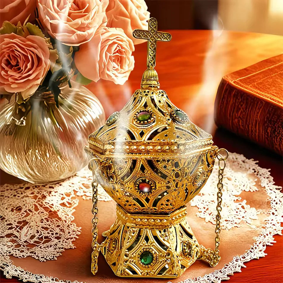Hanging Incense Burner Clean Burning Ash Catcher