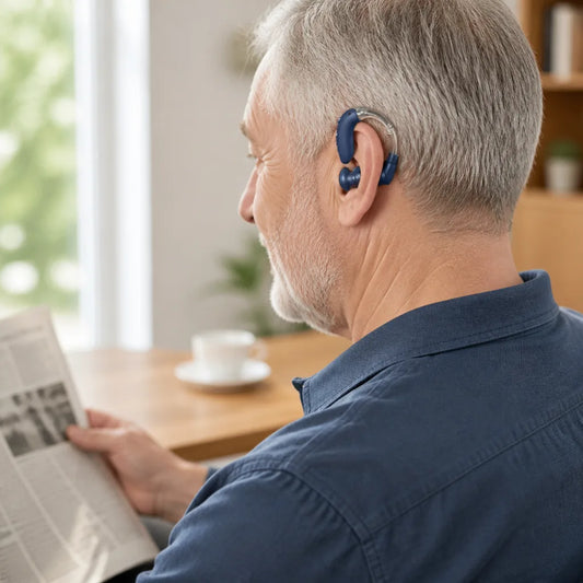 Hearing Amplifier Rechargeable Noise Reduction Discreet Behind-The-Ear