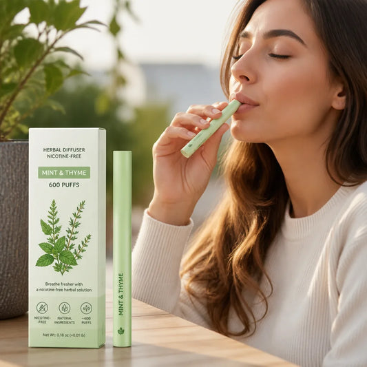 Herbal Diffuser Nicotine-Free Mint & Thyme 600 Puffs