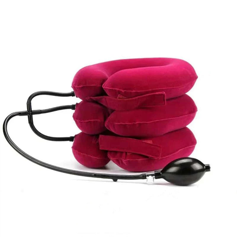 Inflatable Neck Pillow U-Shape & Adjustable Firmness