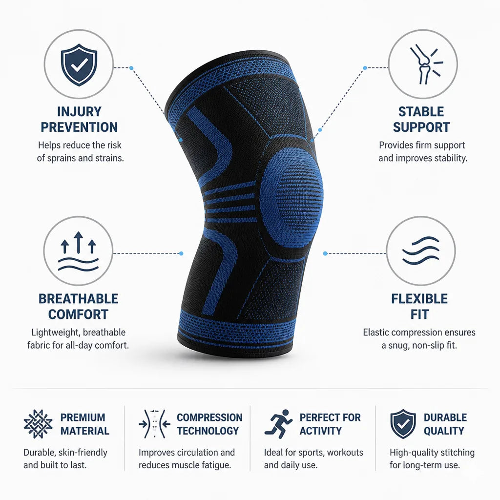 Knee Brace Breathable Compression Support