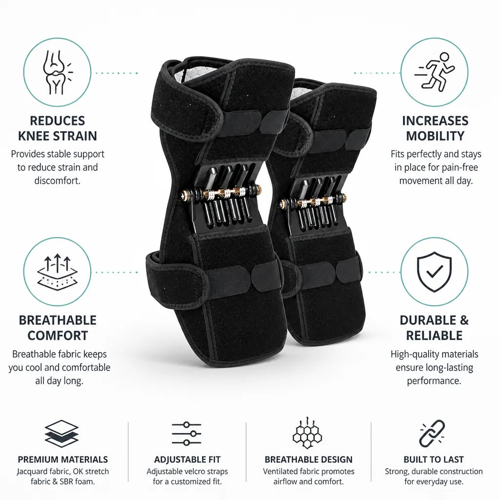Knee Support Breathable Non-Slip Pack of 2