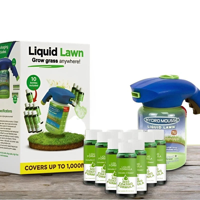 Lawn Repair Spray Hose-Connected Hydroseeding Covers 100 Sq Ft