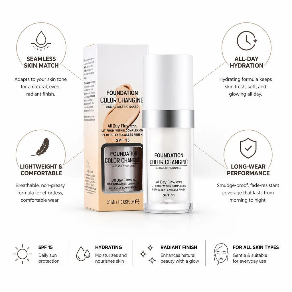 Liquid Foundation Color-Adaptive Hydrating & Long-Wear