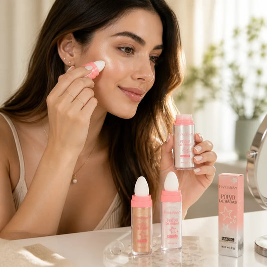 Liquid Highlighter Concentrated Long-Lasting Sponge Foam Applicator