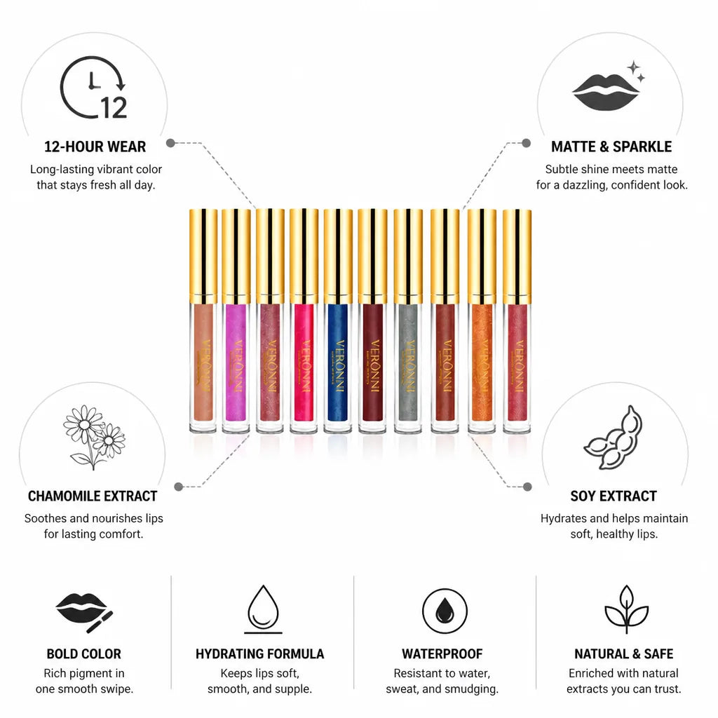Liquid Lipstick 12-Hour Wear Chamomile & Soy
