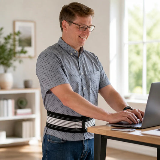 Lumbar Support Belt Adjustable Compression & Posture Support