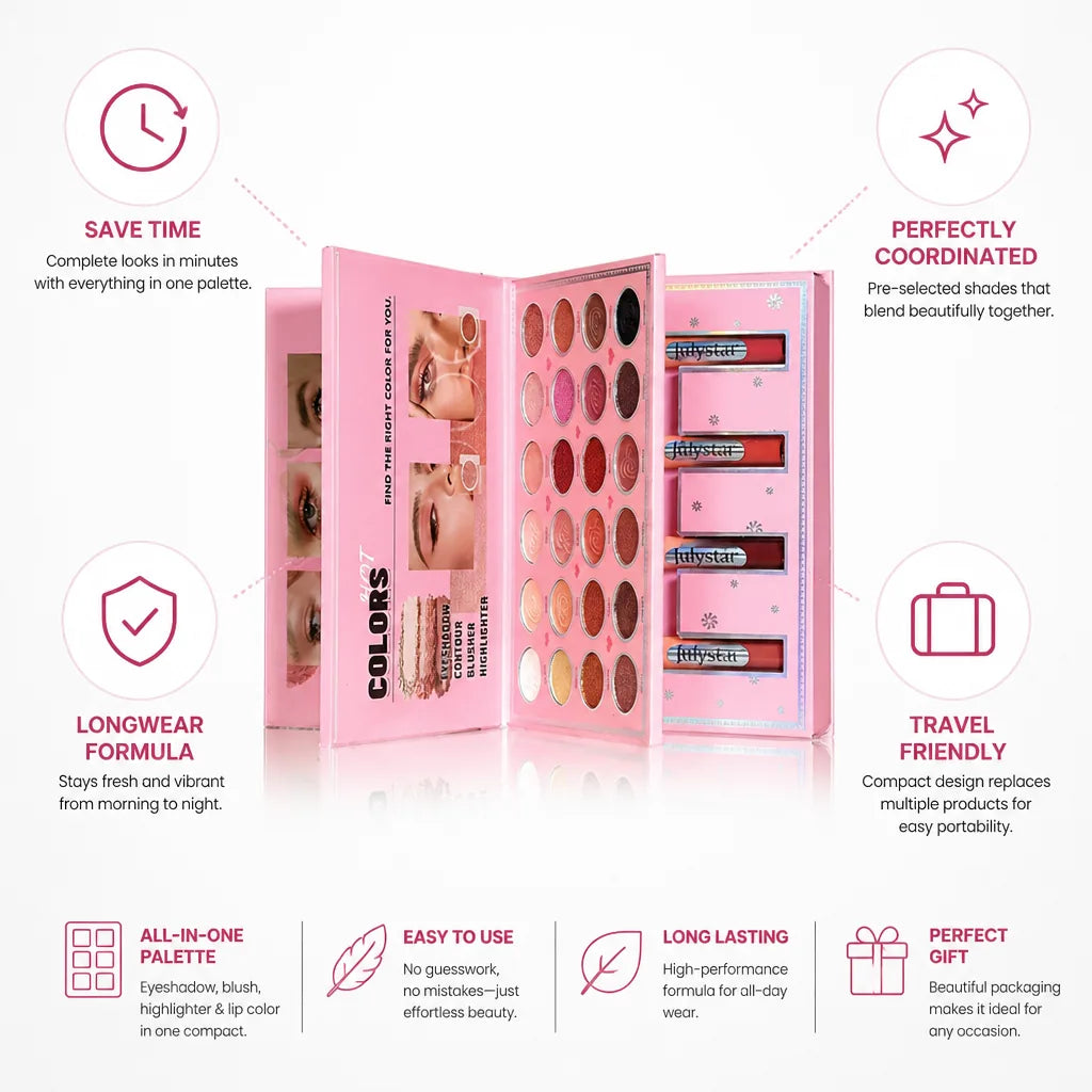 Makeup Palette All In One Compact Longwear