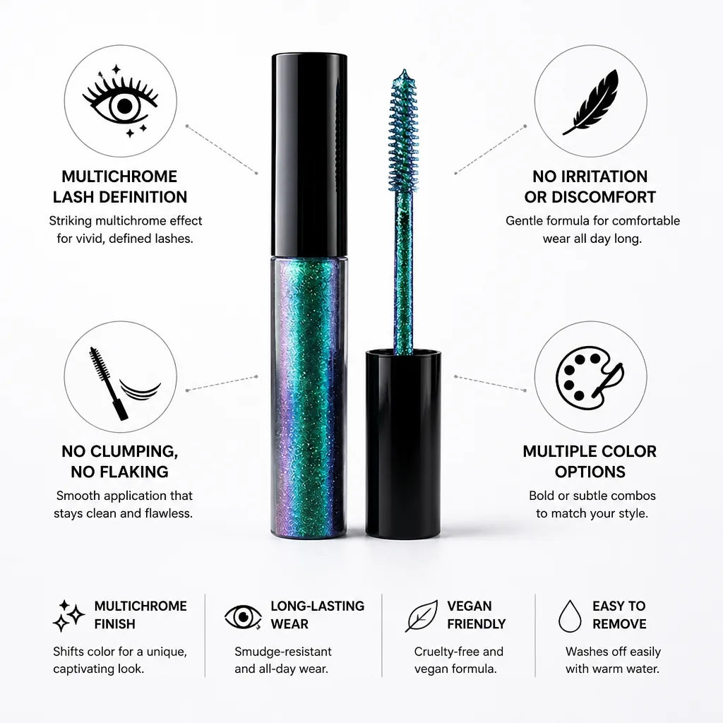 Mascara Set Multichrome Non-Clumping Irritation-Free