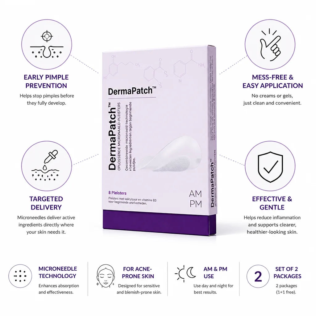 Microneedle Patches Targeted Delivery & Mess-Free Set of 2