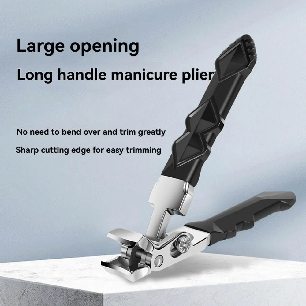 Nail Clipper Set 3-Piece Angled Head & Textured Grip