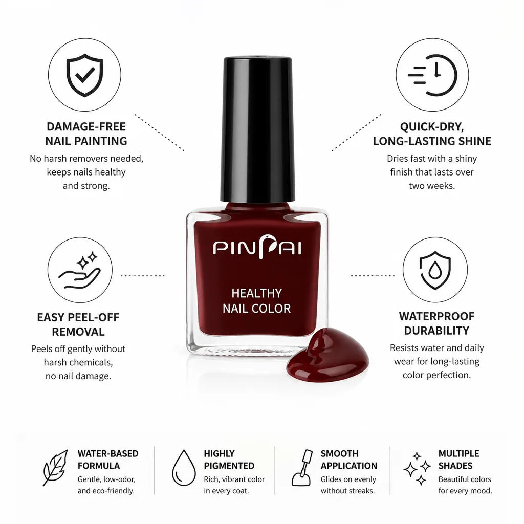 Nail Polish Peel-Off Water-Based Quick-Dry