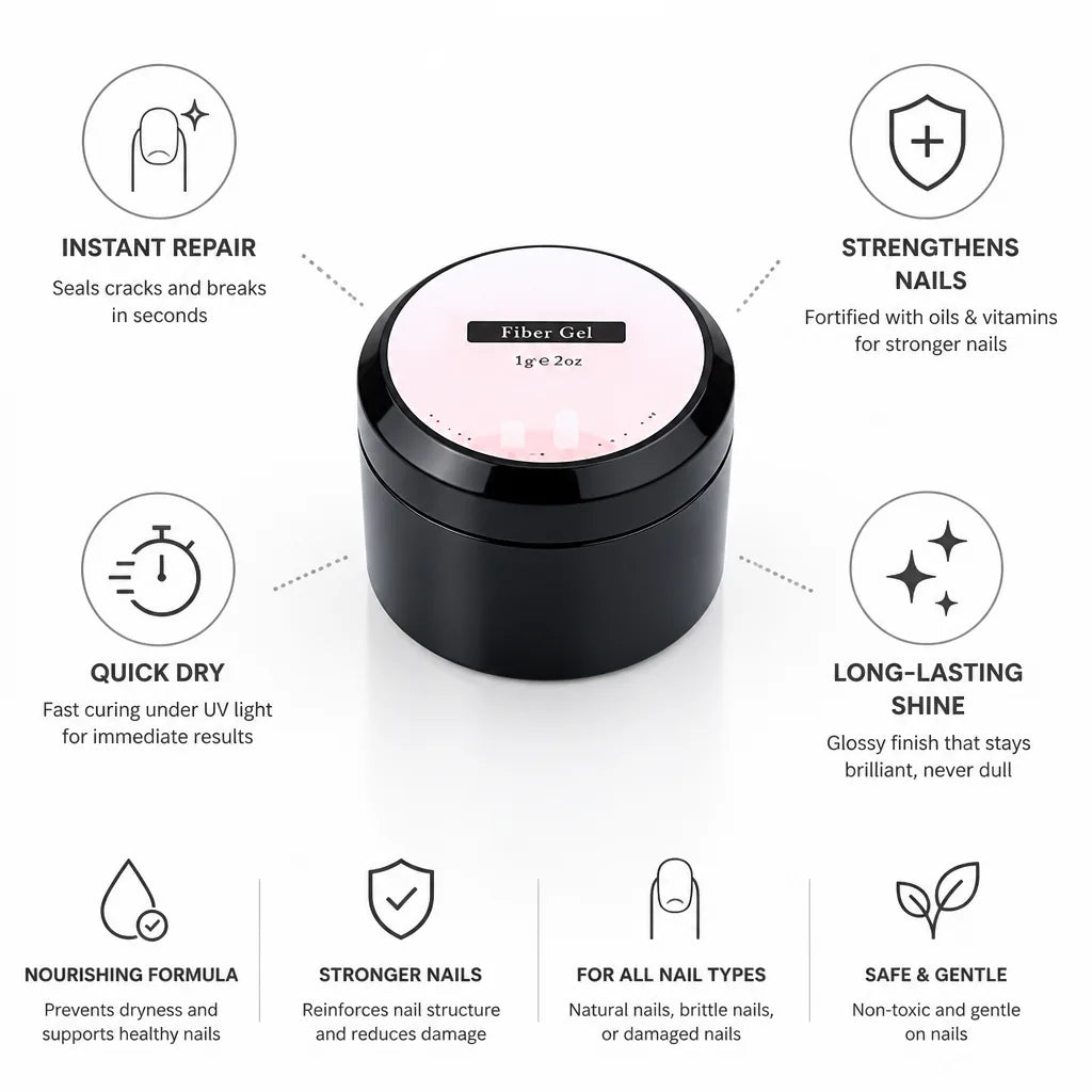 Nail Repair Gel Quick-Dry UV Strengthening Oils & Vitamins