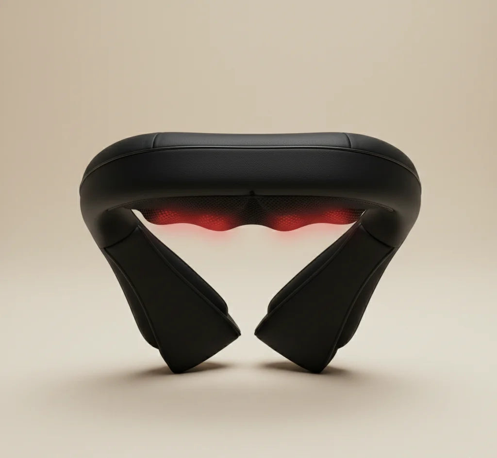 Neck & Back Massager Heated Adjustable Intensity