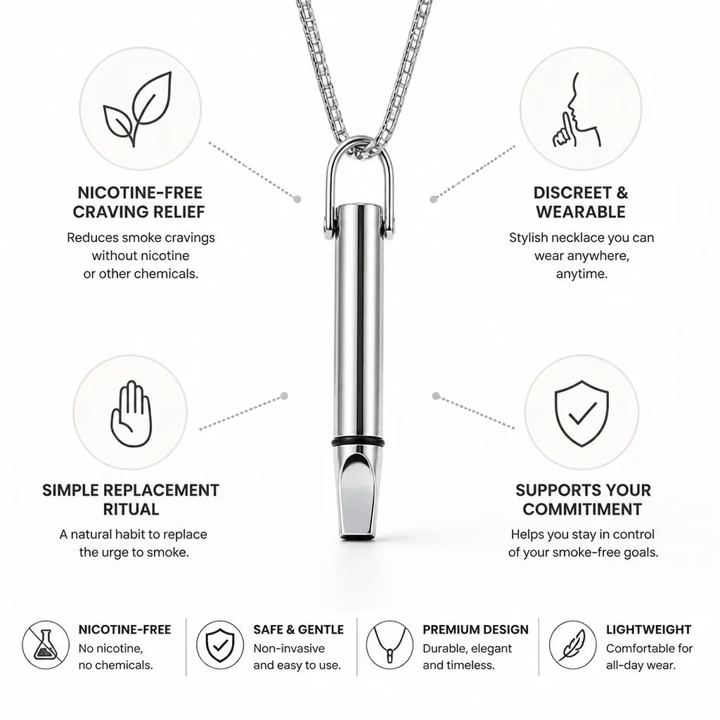 Necklace Discreet Nicotine-Free Craving Reduction