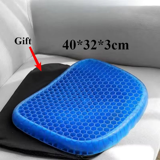 Orthopedic Gel Seat Cushion Tailbone Support Removable Cover