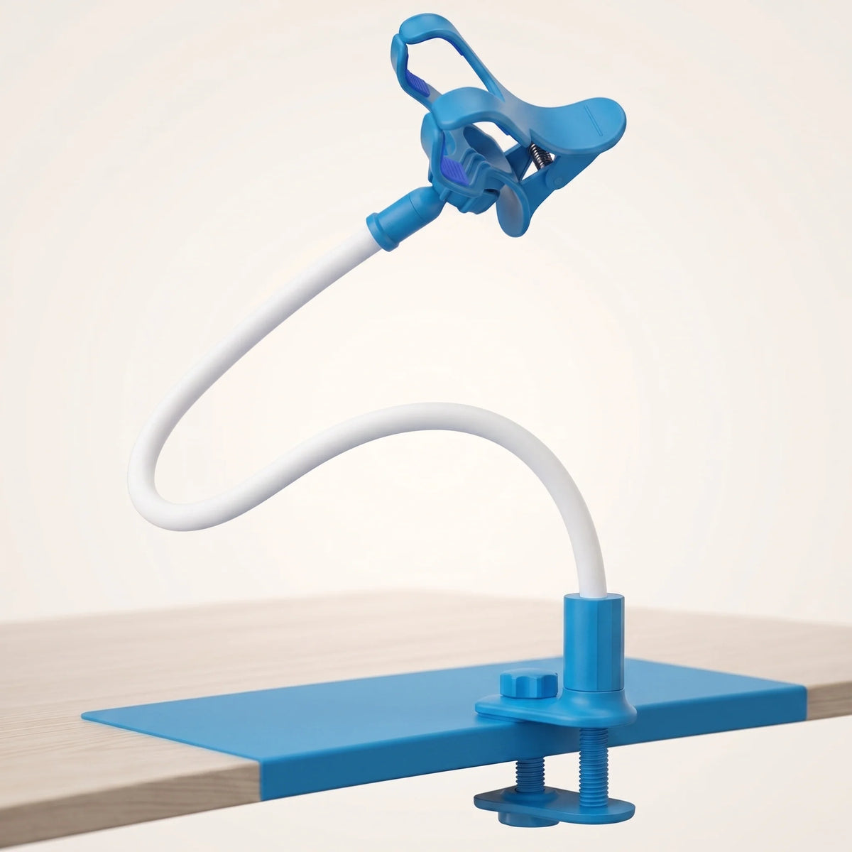 Phone Holder Flexible Gooseneck Hands-Free Bed & Desk Clamp