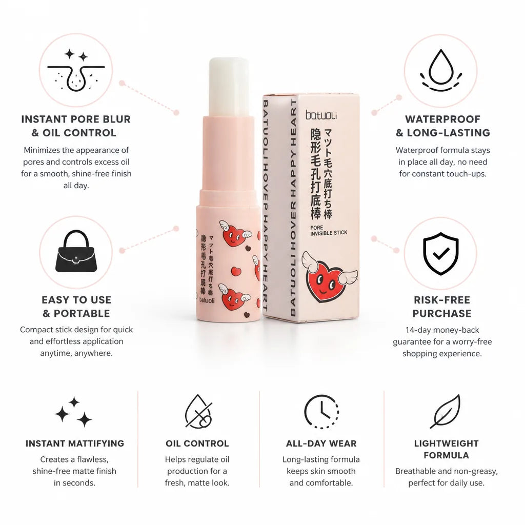 Pore Blur Stick Instant Matte Oil-Control & Waterproof