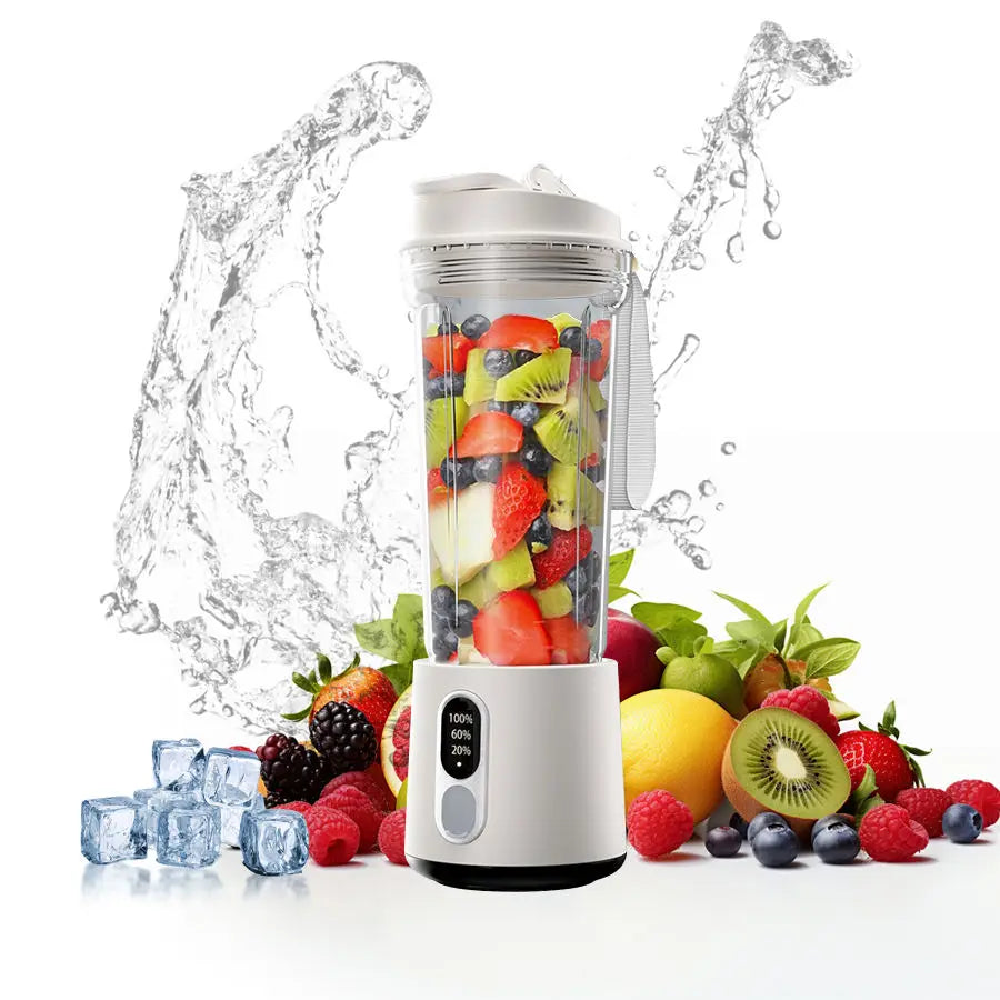 Portable Blender USB Rechargeable 4000mAh Leak-Proof Cup