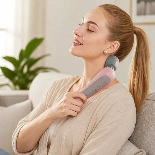Portable Massager Neck & Back 5 Intensities USB Rechargeable
