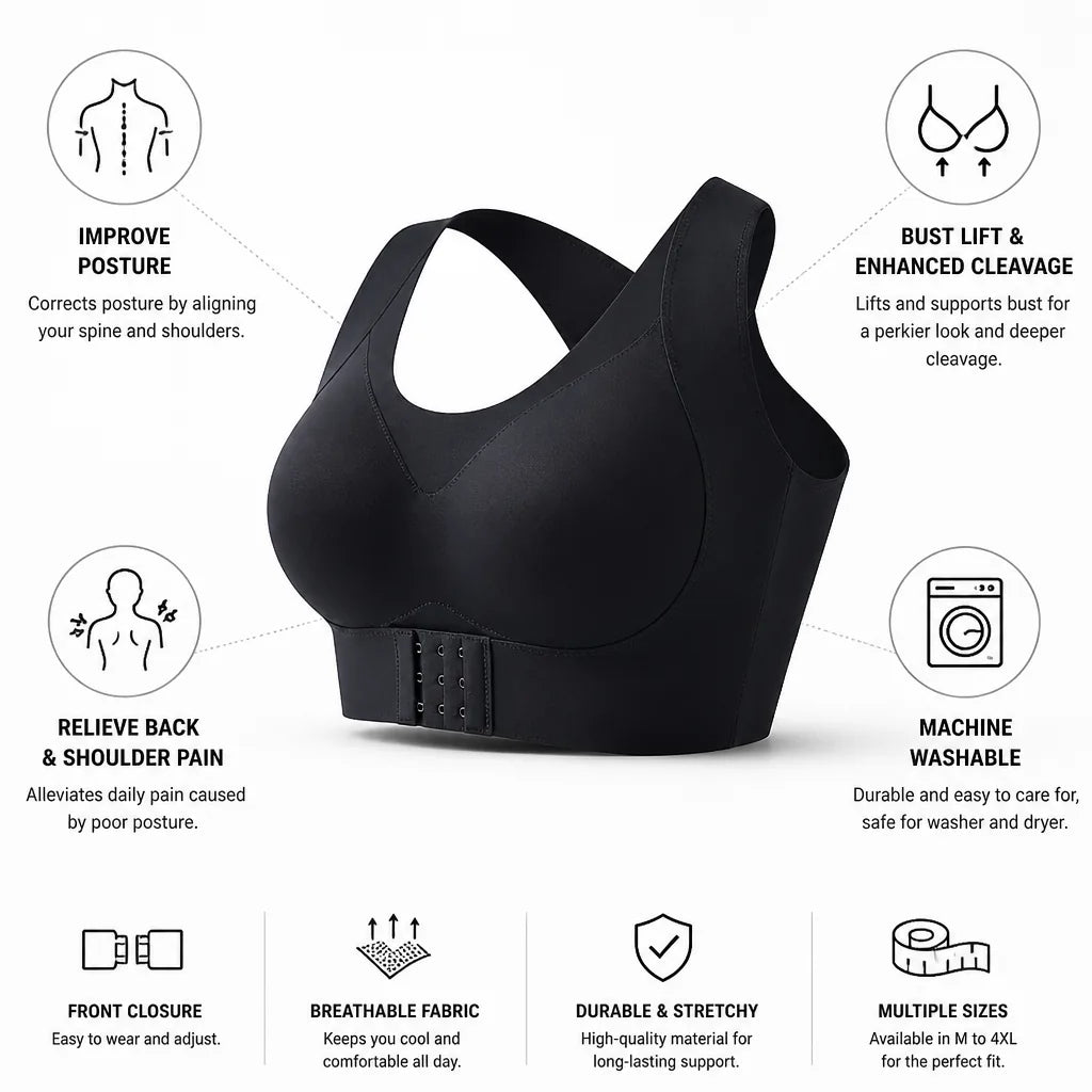 Posture Correcting Bra Front Closure & Bust Lift