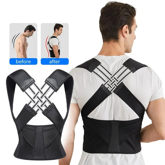 Posture Corrector Adjustable Back & Shoulder Support