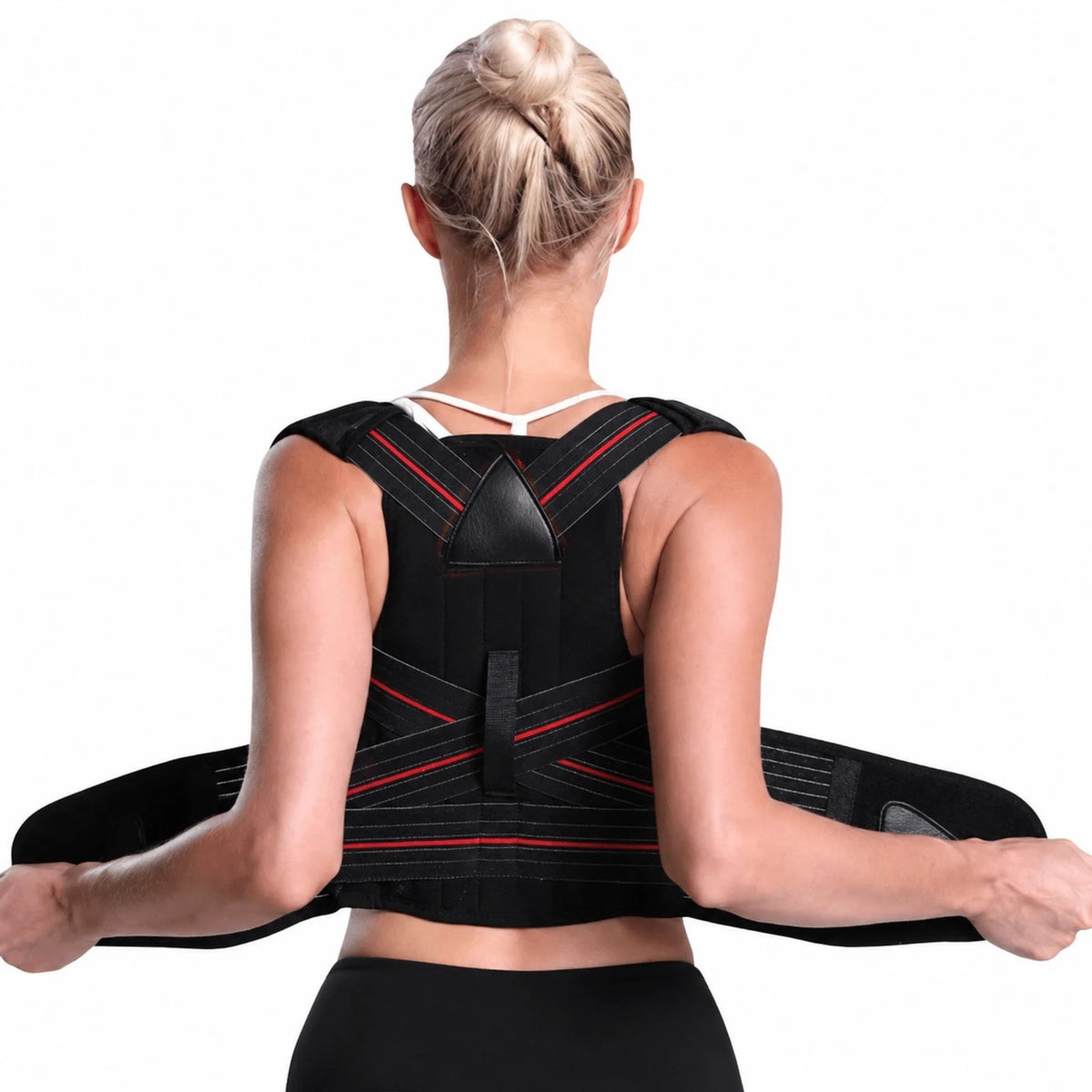 Posture Corrector Brace Adjustable Straps & Breathable Fabric