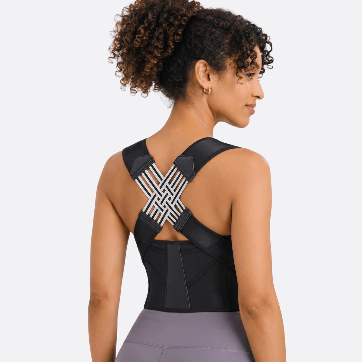 Posture Support Brace Full-Back Adjustable Fit & Breathable