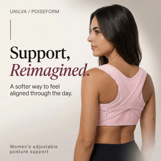 Posture Support Brace X-Shaped Cross-Strap Adjustable & Breathable