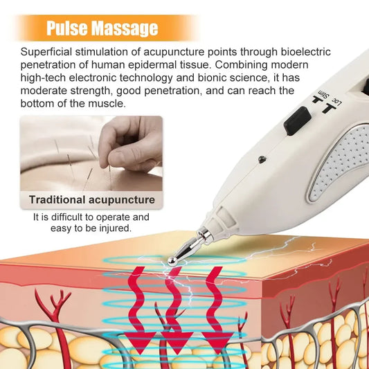 Pulse Massage Pen Needle-Free Rechargeable