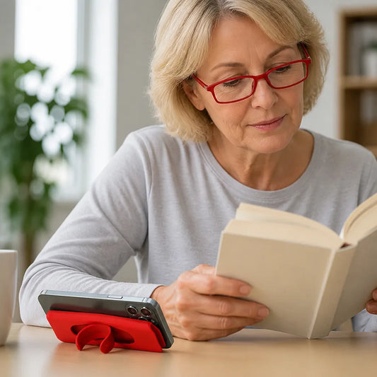 Reading Glasses Ultra-Thin Anti-Blue Light Portable Case