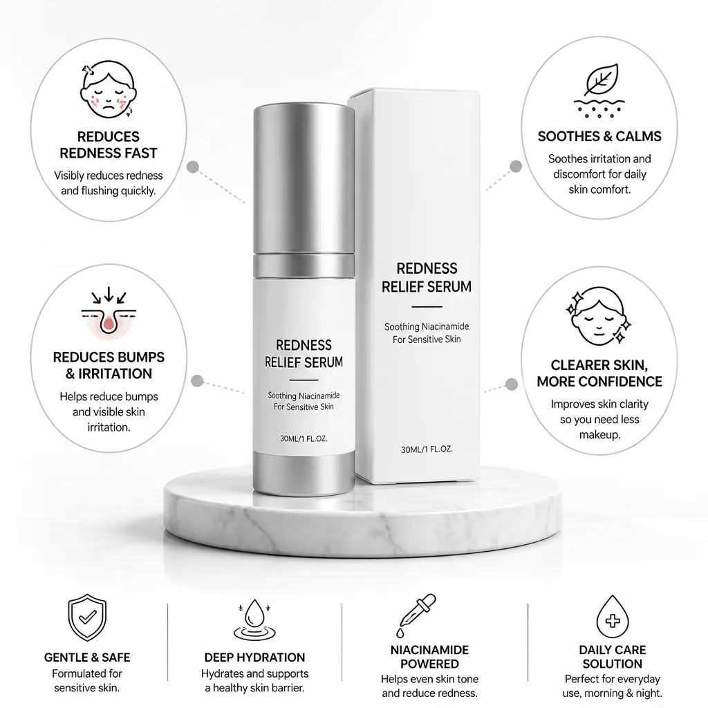 Redness Relief Serum Soothing Niacinamide For Sensitive Skin