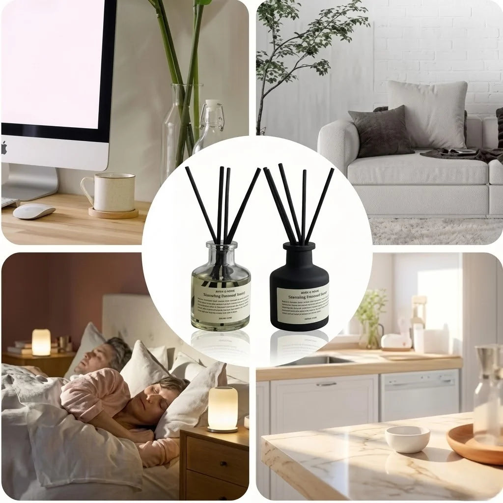 Reed Diffuser Set 50ml Flameless Multiple Scents