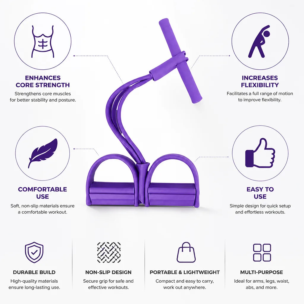 Resistance Bands Non-Slip Loop Multiple Colors