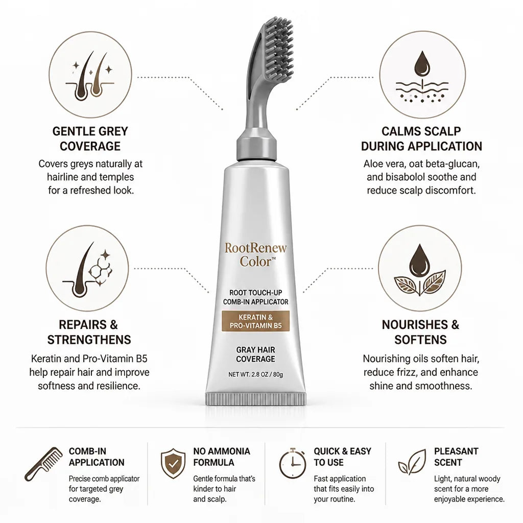 Root Touch-Up Comb-In Applicator Keratin & Pro-Vitamin B5