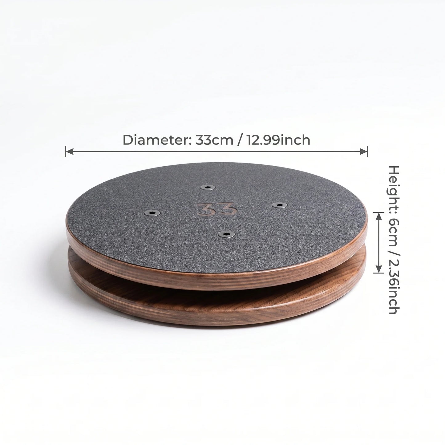 Rotational Balance Board Compact Non-Slip Core Trainer