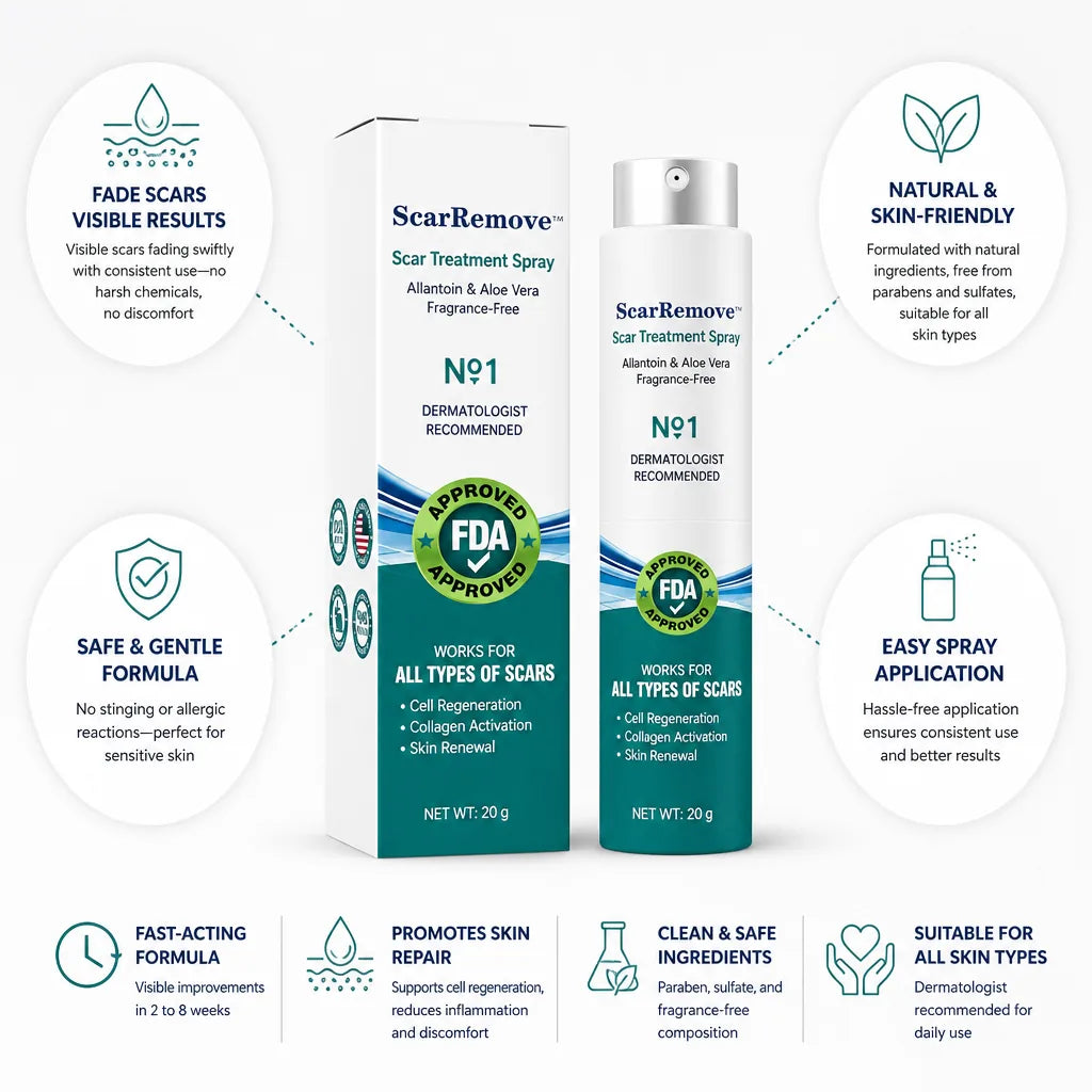 Scar Treatment Spray Allantoin & Aloe Vera Fragrance-Free